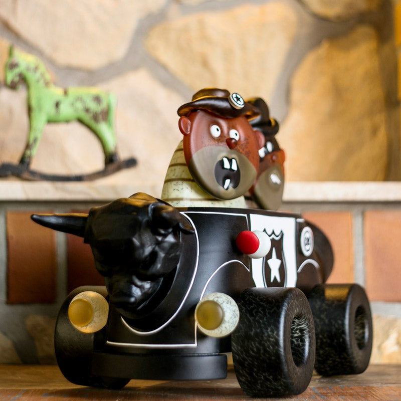 BAD BOY COUNTRY SHERIF - Masterwork by SJB, Masterpiece, [Borowski Art Glass in Asia]