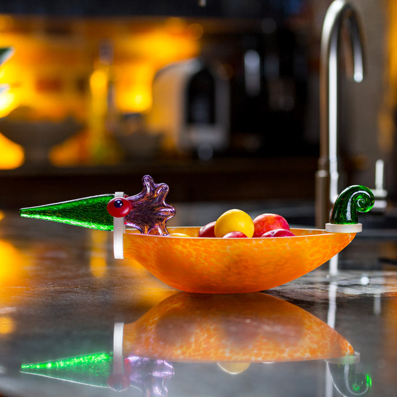 DUCK - Bowl, Bowl, [Borowski Art Glass in Asia]