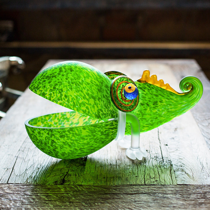 CHAMELEON BIG - Bowl, Bowl, [Borowski Art Glass in Asia]