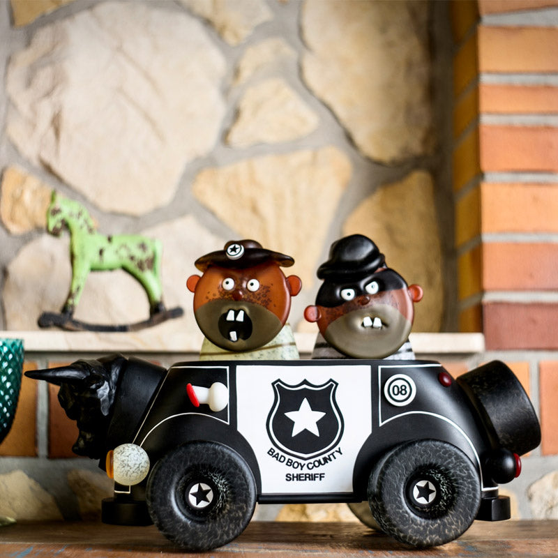 BAD BOY COUNTRY SHERIF - Masterwork by SJB, Masterpiece, [Borowski Art Glass in Asia]