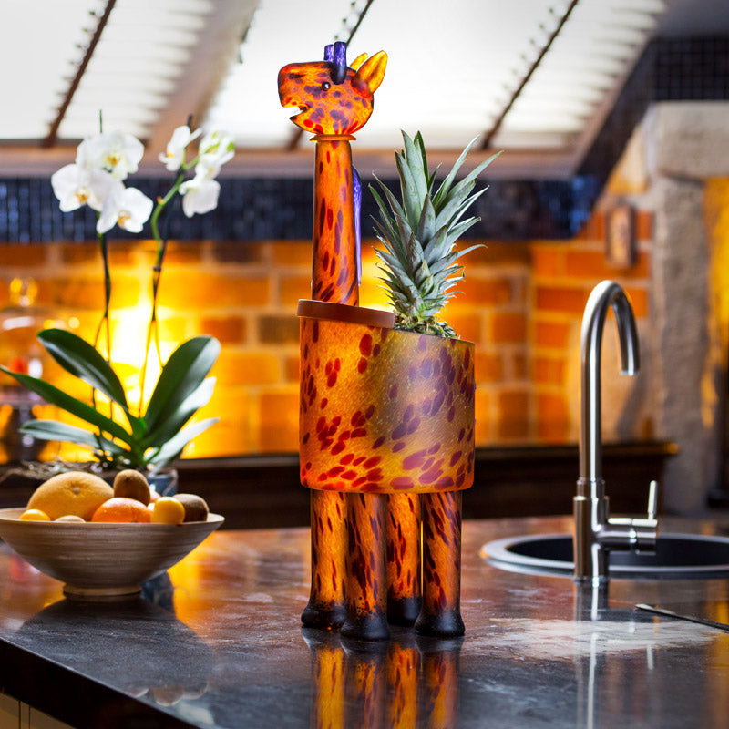 GIRAFFE - Vase, Vase, [Borowski Art Glass in Asia]
