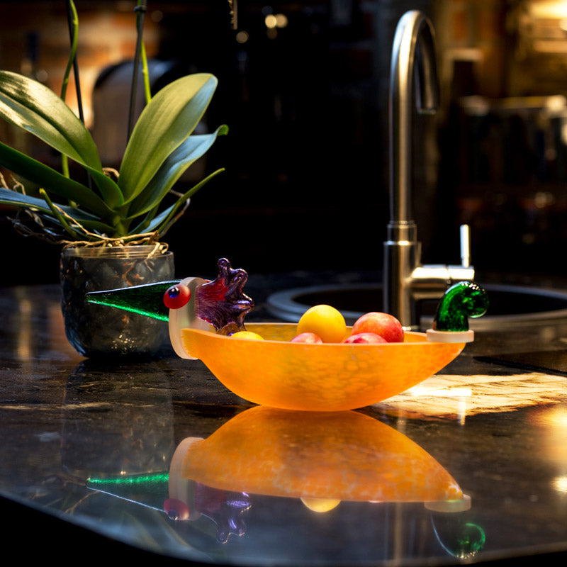 DUCK - Bowl, Bowl, [Borowski Art Glass in Asia]