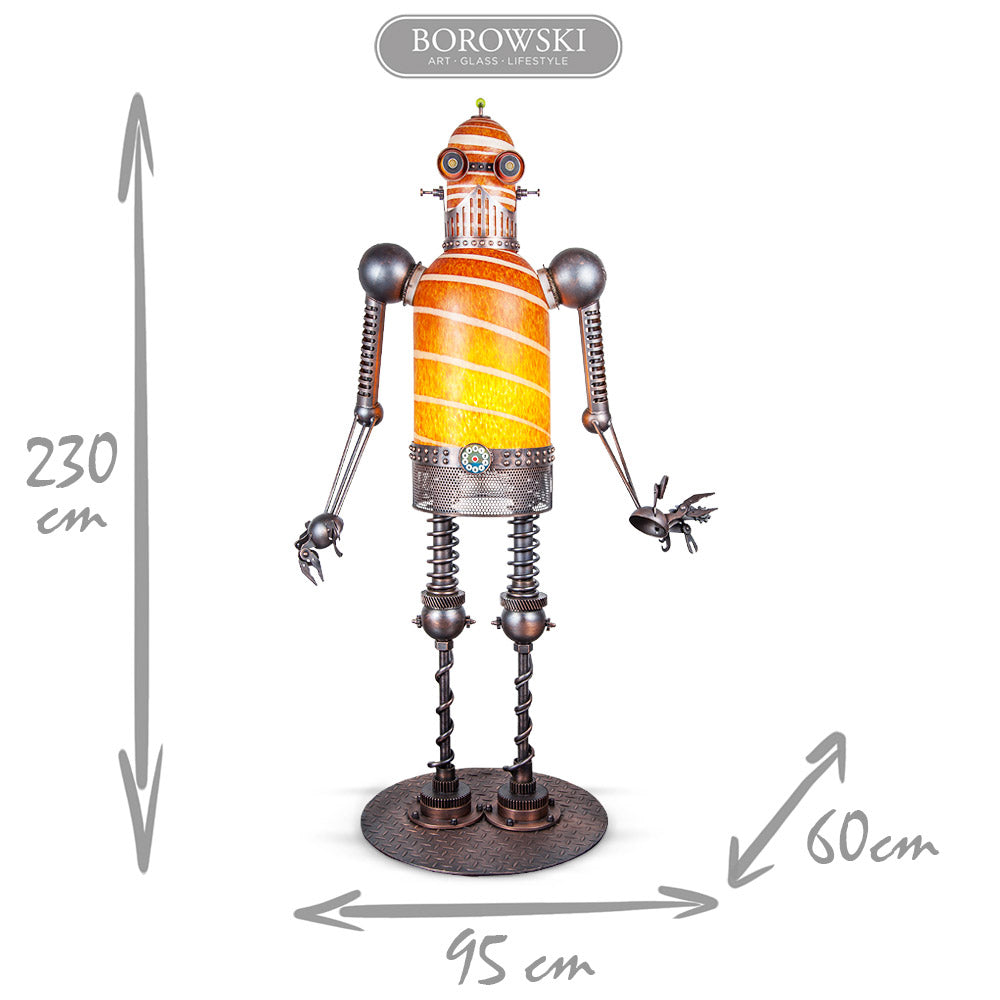 MECHANICAL DUDE - Masterwork by SJB, Masterpiece, [Borowski Art Glass in Asia]