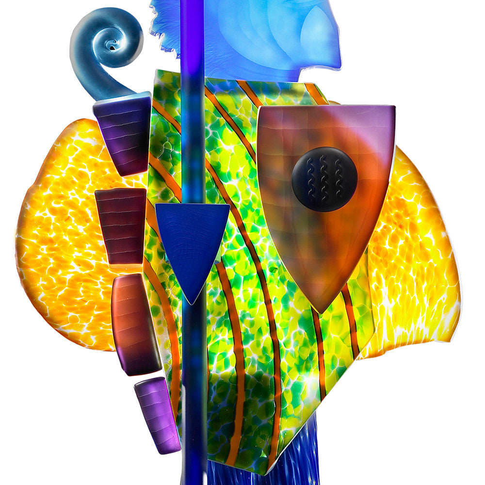 GUARD - Object by PB, Art sculpture, [Borowski Art Glass in Asia]