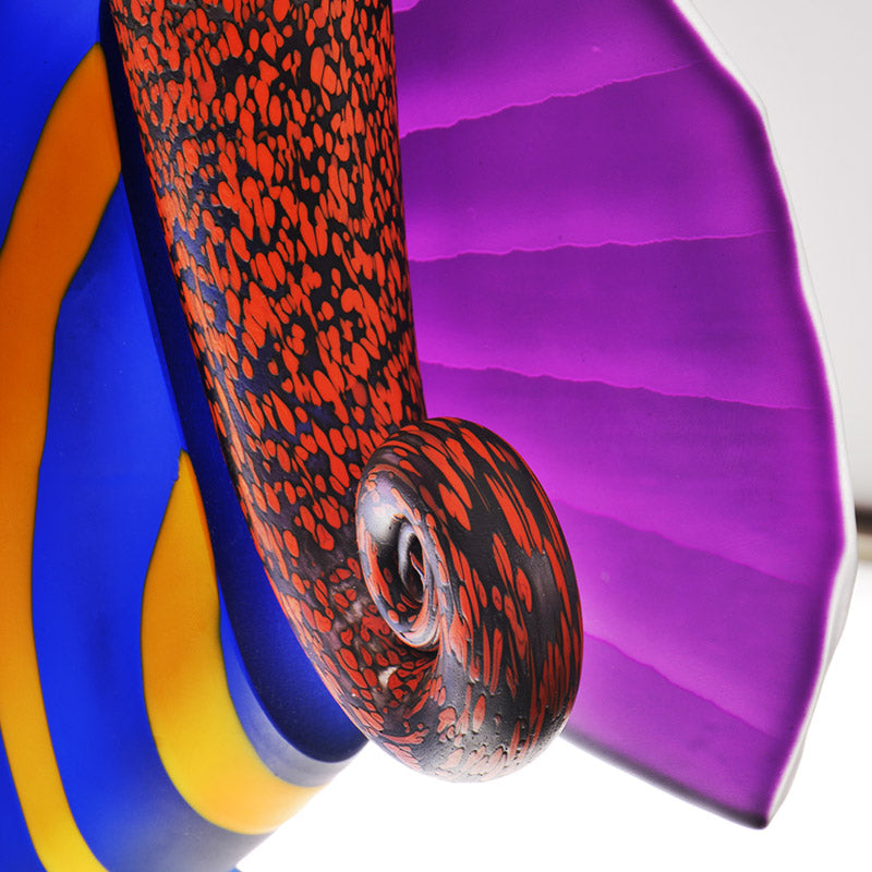 SAILBOAT LARGE - Object by PB, Art sculpture, [Borowski Art Glass in Asia]