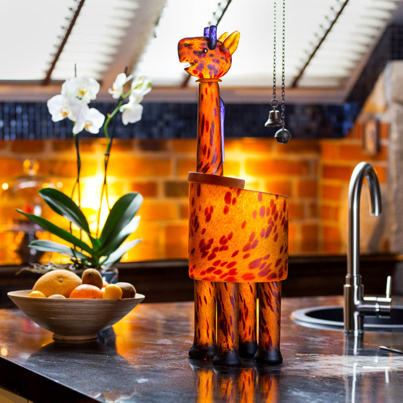 GIRAFFE - Vase, Vase, [Borowski Art Glass in Asia]
