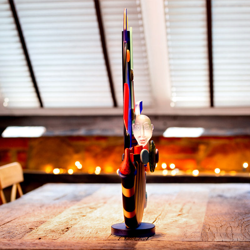SAILBOAT LARGE - Object by PB, Art sculpture, [Borowski Art Glass in Asia]