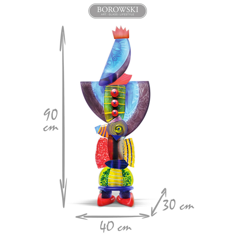 PRINCE - Object by PB, Art sculpture, [Borowski Art Glass in Asia]