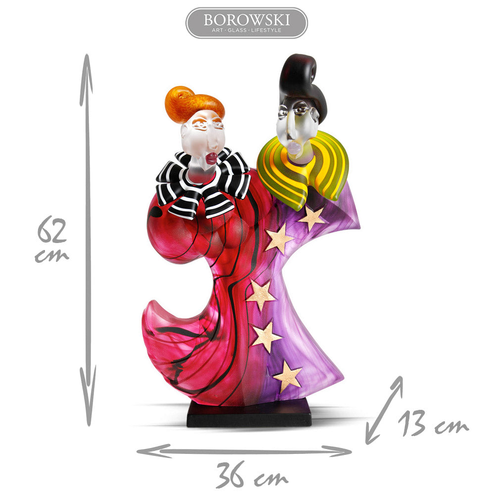 DANCERS - Object by SJB, Art sculpture, [Borowski Art Glass in Asia]