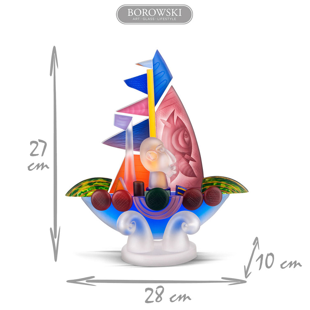 SAILOR - Object by PB, Art sculpture, [Borowski Art Glass in Asia]
