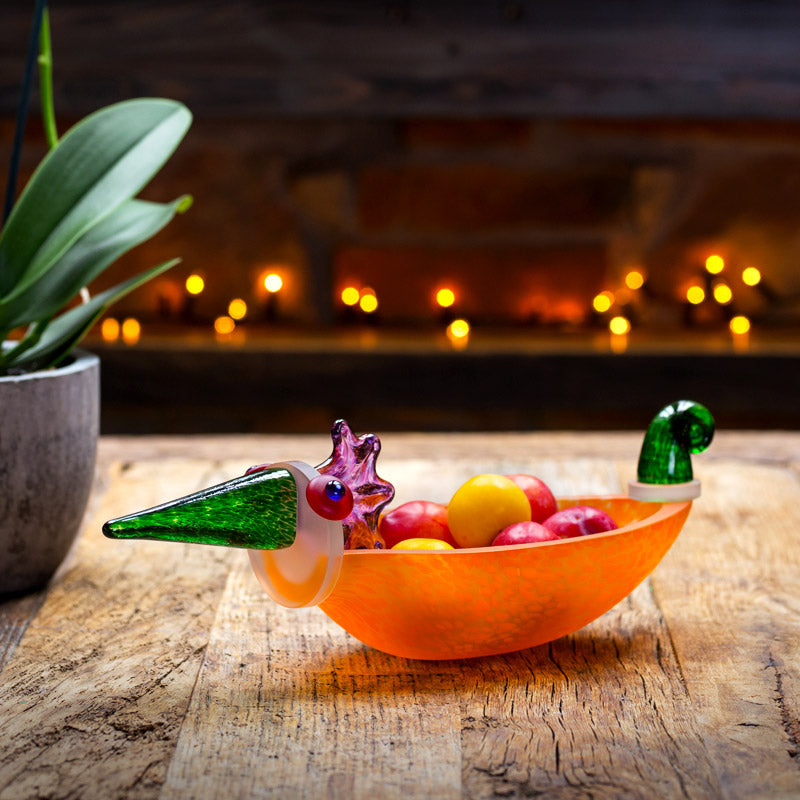 DUCK - Bowl, Bowl, [Borowski Art Glass in Asia]