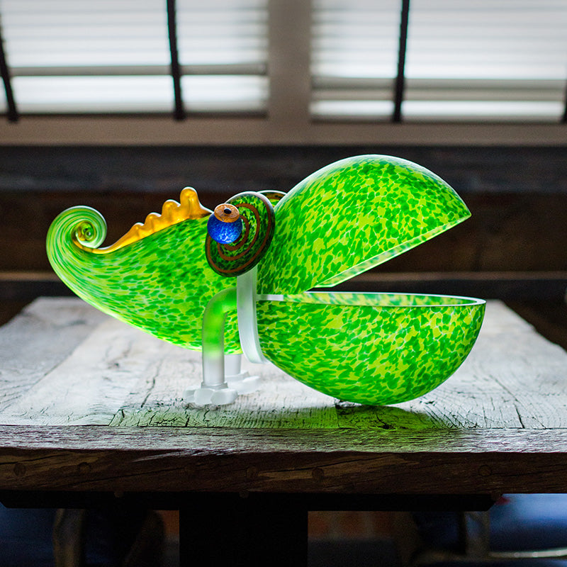 CHAMELEON BIG - Bowl, Bowl, [Borowski Art Glass in Asia]