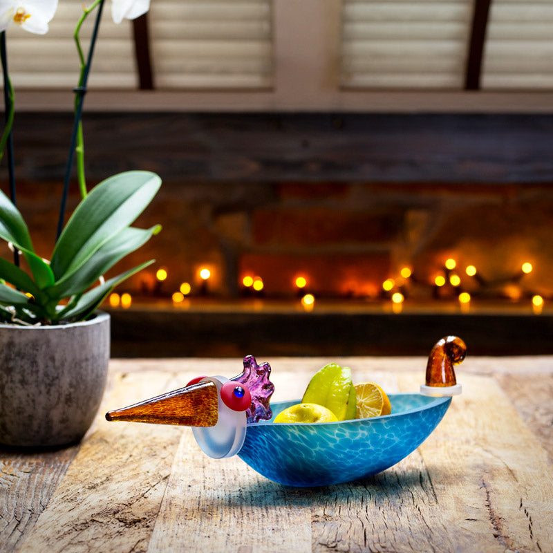 DUCK - Bowl, Bowl, [Borowski Art Glass in Asia]