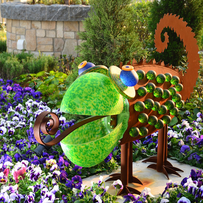 CHAMELEON - Outdoor object, Outdoor sculpture, [Borowski Art Glass in Asia]
