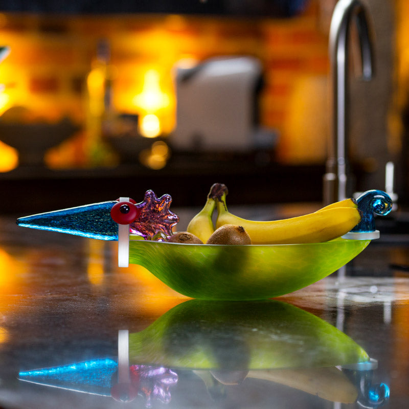 DUCK - Bowl, Bowl, [Borowski Art Glass in Asia]