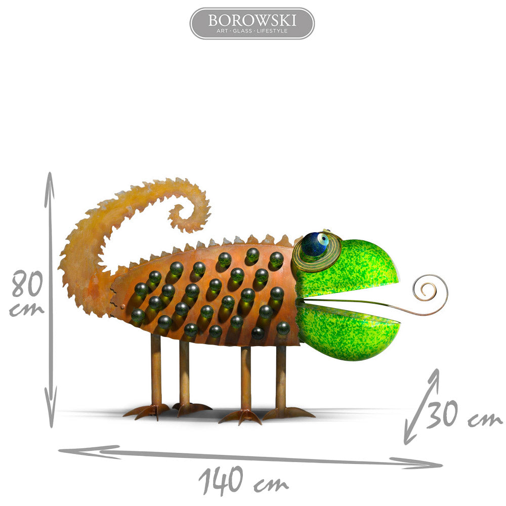 CHAMELEON - Outdoor object, Outdoor sculpture, [Borowski Art Glass in Asia]