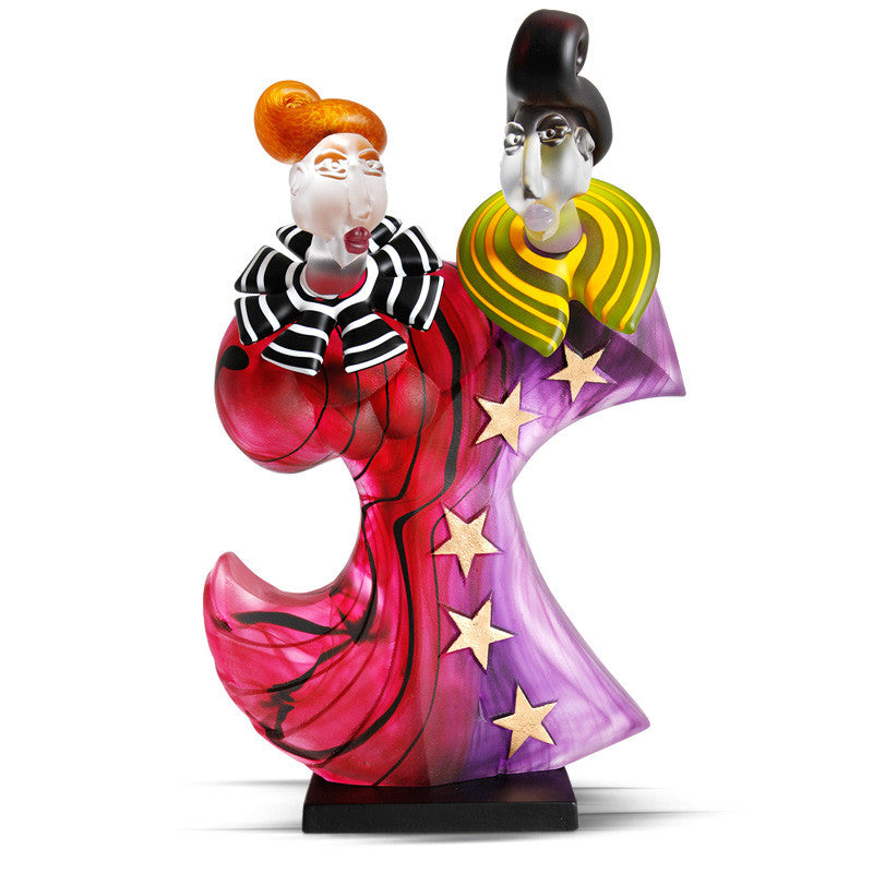 DANCERS - Object by SJB, Art sculpture, [Borowski Art Glass in Asia]