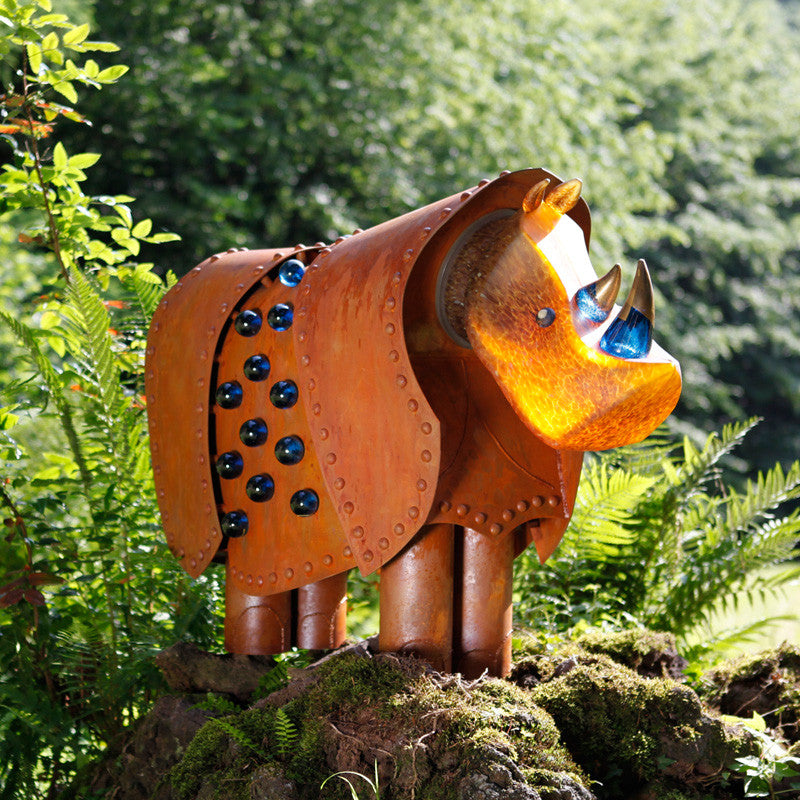 RHINO - Light object, Illuminated object, [Borowski Art Glass in Asia]