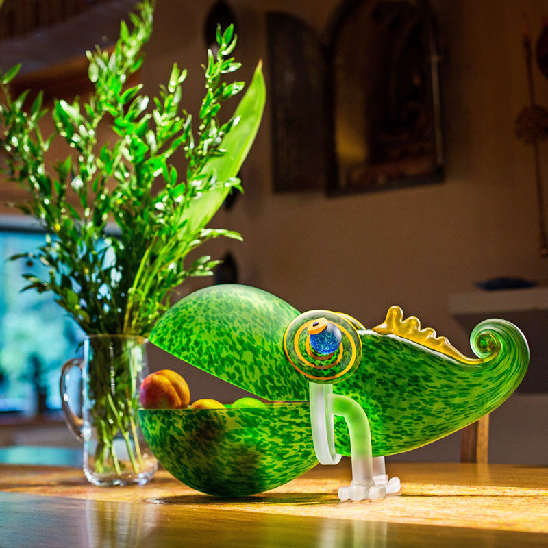 CHAMELEON BIG - Bowl, Bowl, [Borowski Art Glass in Asia]