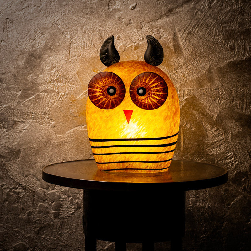 OWL - Table lamp, Table lamp, [Borowski Art Glass in Asia]