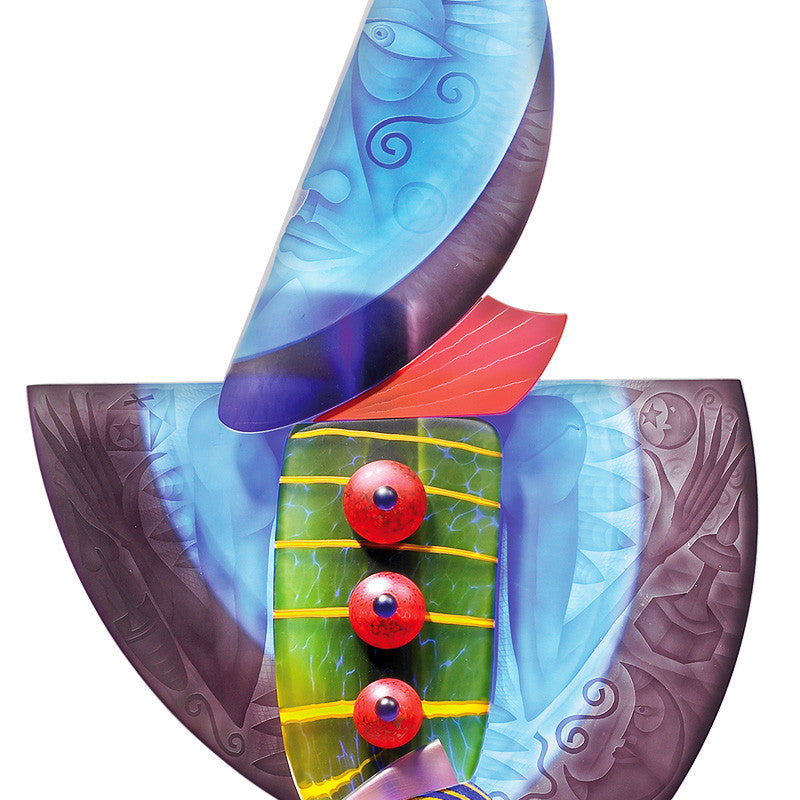 PRINCE - Object by PB, Art sculpture, [Borowski Art Glass in Asia]